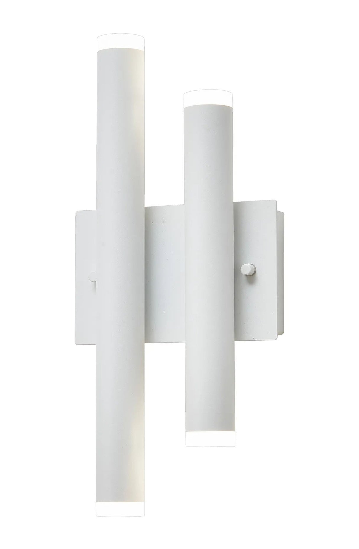 Bellfit 2+2 Light Wall Light, 12W LED, 4000K, 740lm, IP44, Satin White, 3yrs Warranty