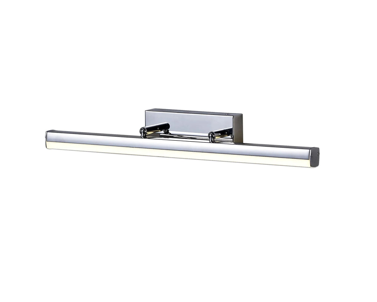 Bennett Wall Lamp Small Adjustable, 6W LED, 4000K, IP44, Polished Chrome