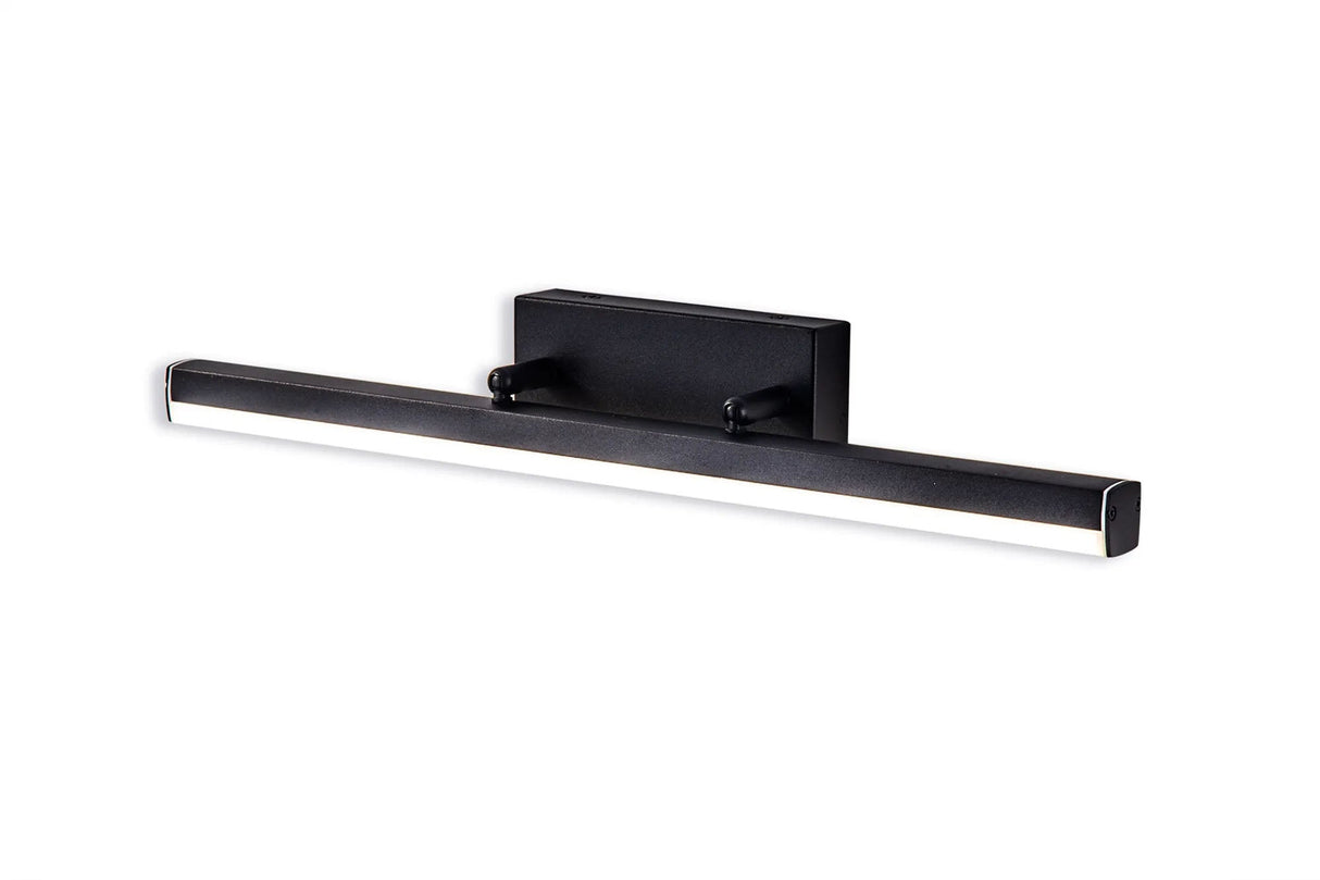 Bennett Wall Lamp Medium Adjustable, 12W LED, 4000K, IP44, Sand Black