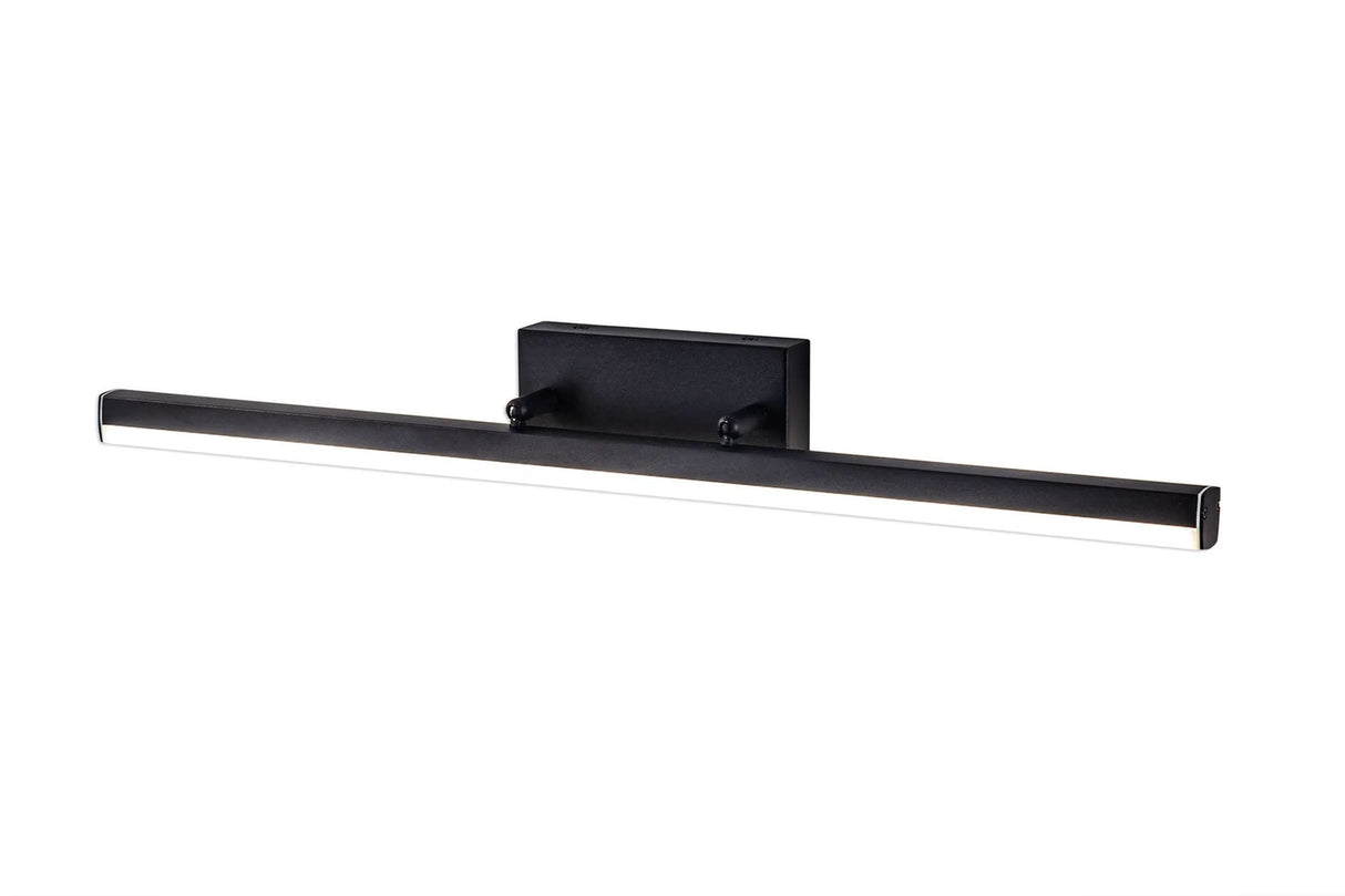 Bennett Wall Lamp Large Adjustable, 18W LED, 4000K, IP44, Sand Black