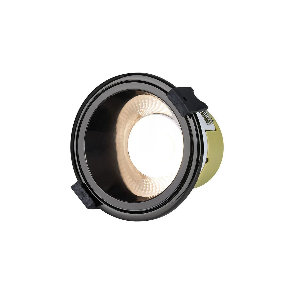 Brand, 5/8W, Triac Dimmable 4CCT LED Fire Rated Downlight, Black Chrome Inner, Cut Out: 70mm, 800lm, 60° Deg, IP65, 5yrs Warranty