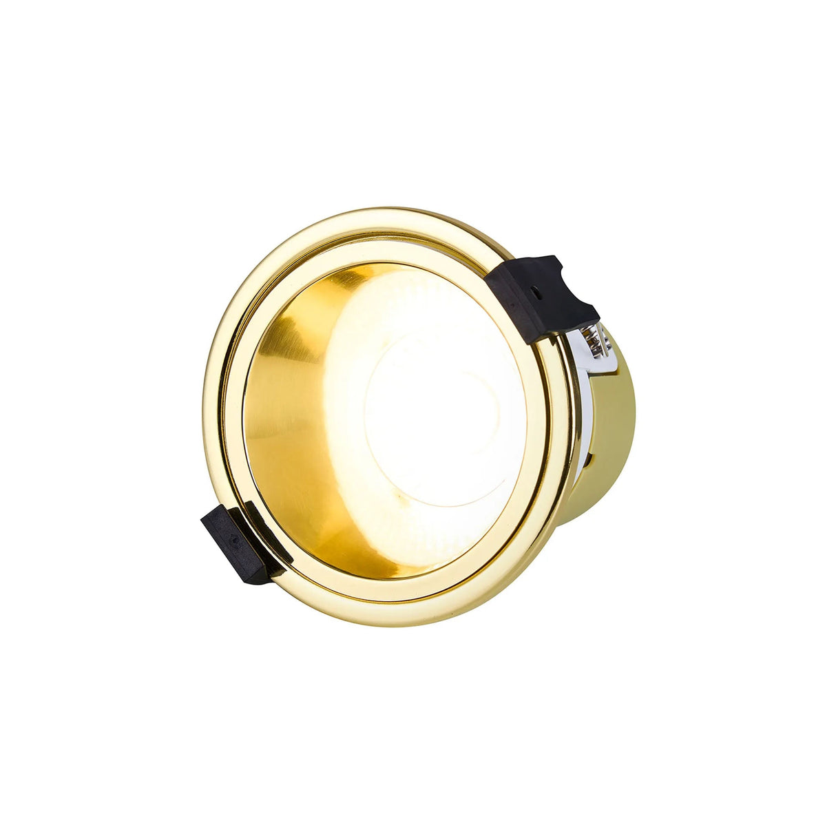 Brand, 5/8W, Triac Dimmable 4CCT LED Fire Rated Downlight, Gold Inner, Cut Out: 70mm, 800lm, 60° Deg, IP65, 5yrs Warranty