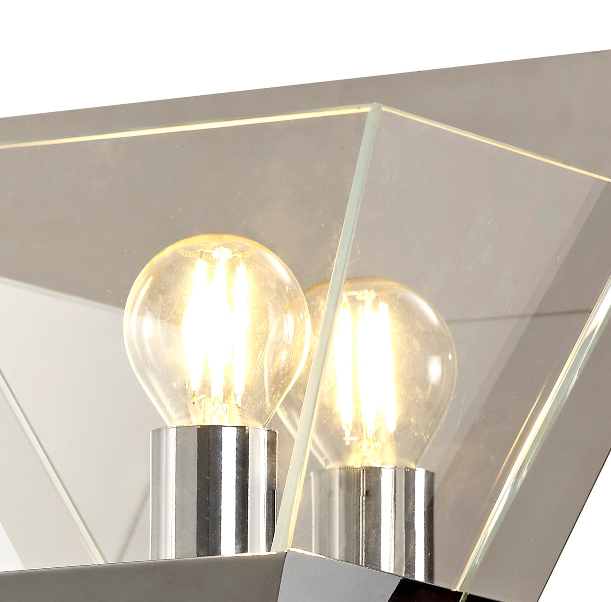 Buckley Wall Lamp, 1 Light E14, Polished Chrome