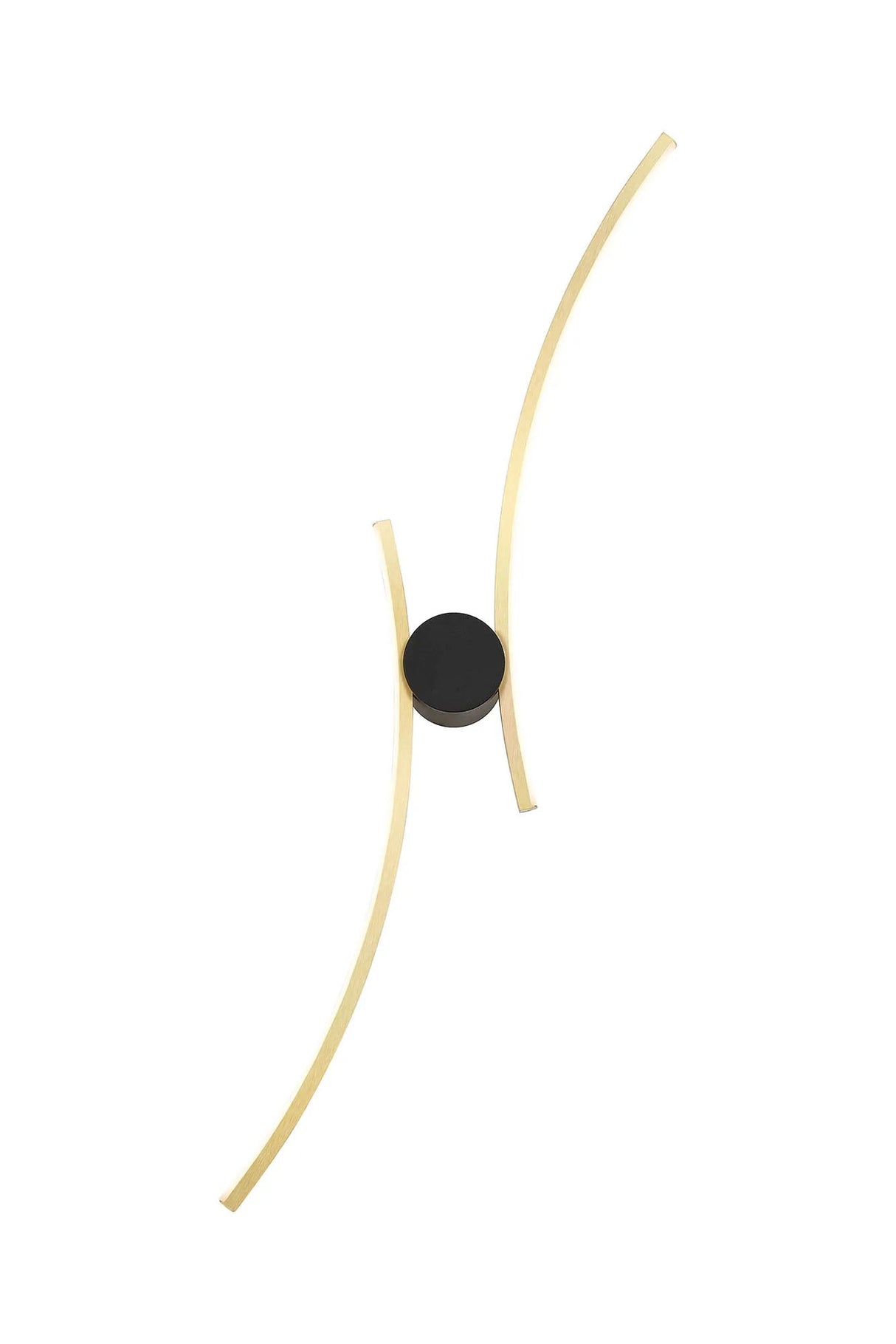 Bunetti 80cm Wall Lamp, 3 Step Dimming, 13W LED, 3000K, 1200lm, Brushed Gold/Matt Black, 3yrs Warranty