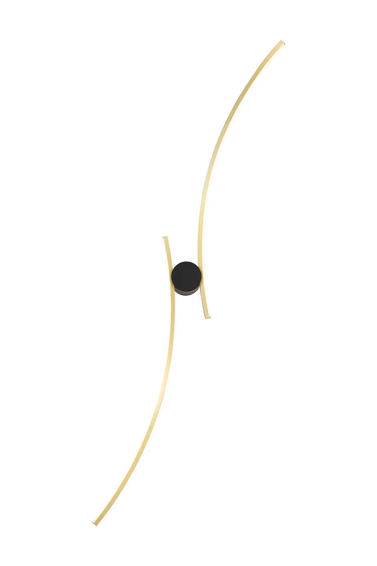 Bunetti 1.2m Wall Lamp, 3 Step Dimming, 18.2W LED, 3000K, 1500lm, Brushed Gold/Matt Black, 3yrs Warranty