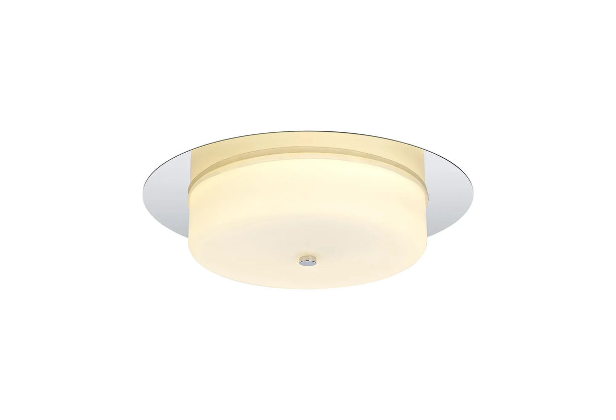 Chambers Ceiling, 18W LED, 3000K, IP44, Polished Chrome