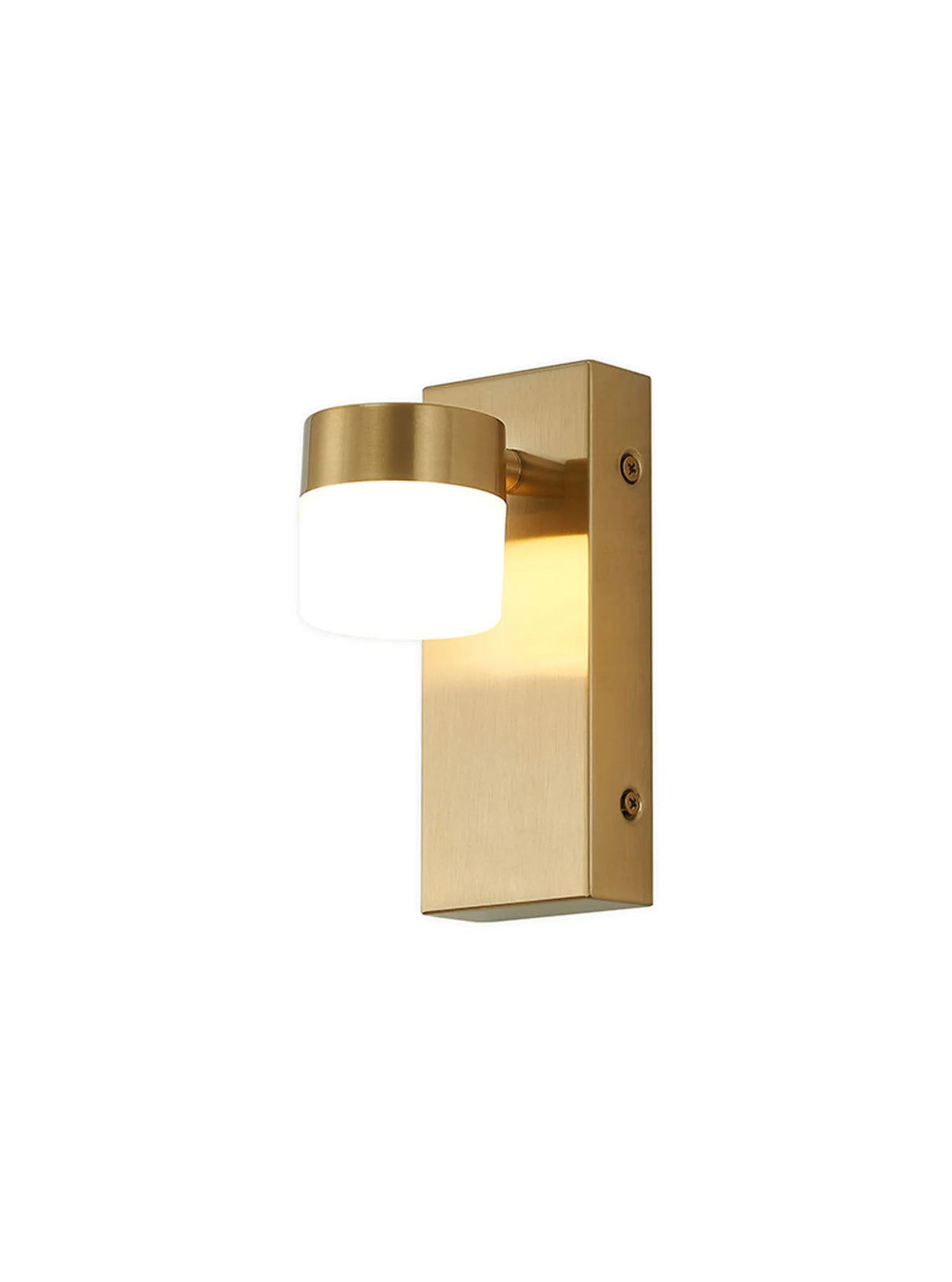 Coady Wall Lamp Single Adjustable, 5W LED, 3000K, IP44, Brass