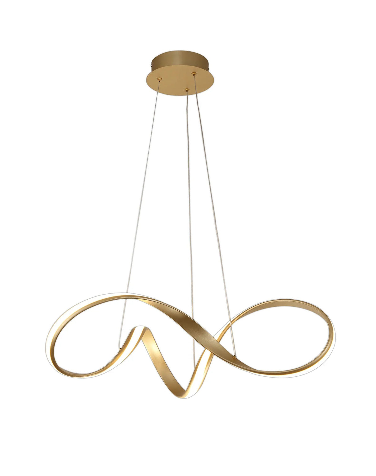 Collins Dimmable Medium Pendant, 39W LED, 3000K, Sand Gold