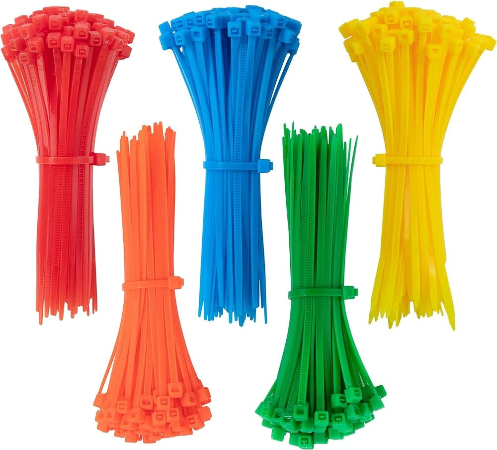 Coloured Cable Ties - 300mm x 4.8mm - Pack of 100