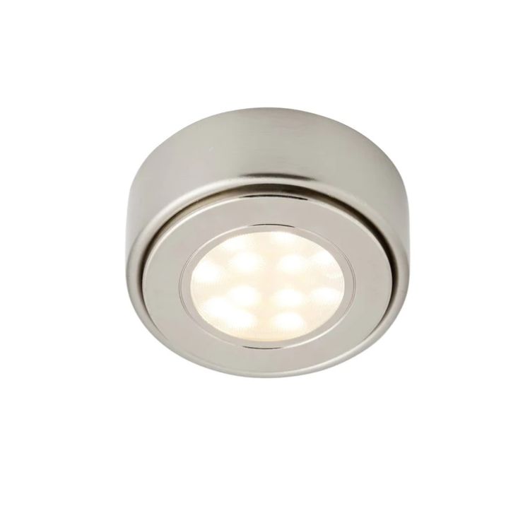 Forum - Culina Ellen 1.5W LED Round Under CCT Cabinet Lights Satin Nickel | CUL-35860