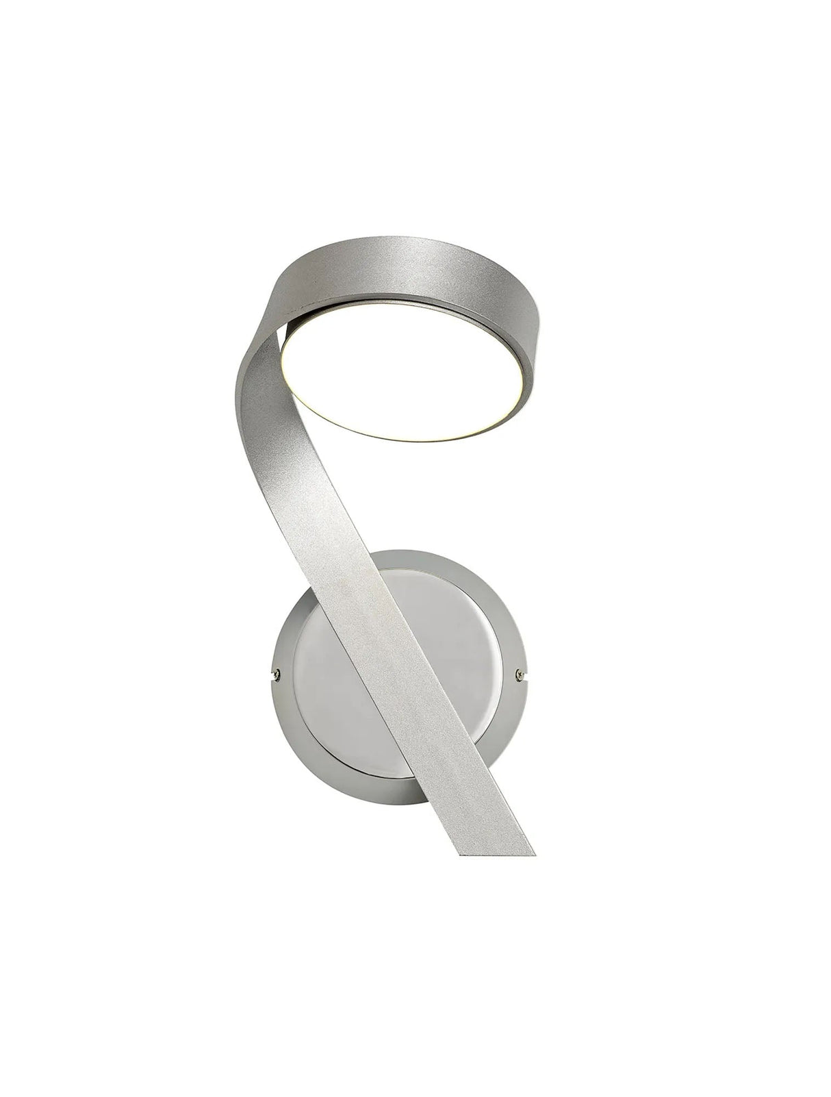 Daniel Wall Lamp Left Switched, 10W LED, 3000K, Silver/Polished Chrome