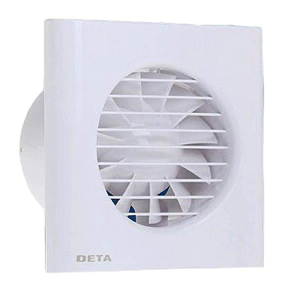 DETA 4600 WHITE WALL / CEILING AXIAL EXTRACTOR FAN FOR REMOTE SWITCHING 100MM  - 4 INCH 240V