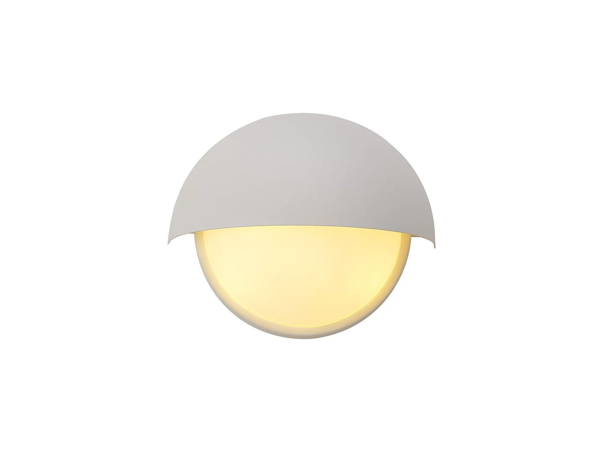 Diamond Wall Light, 2 x E14, IP54, White/Opal Glass