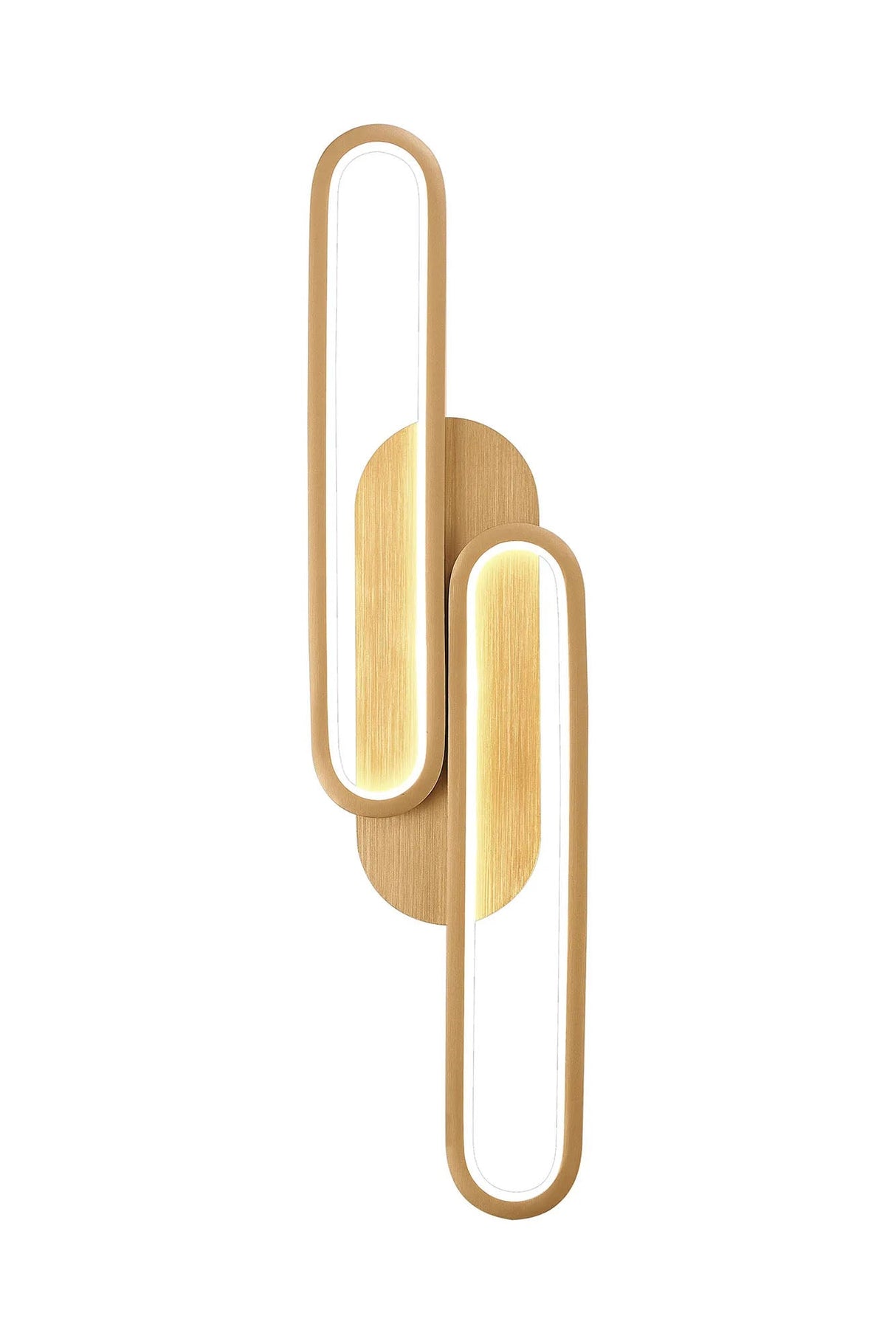 Dossena Wall Lamp, 3 Step Dimming, 18W LED, 3000K, 1100lm, Brushed Gold, 3yrs Warranty