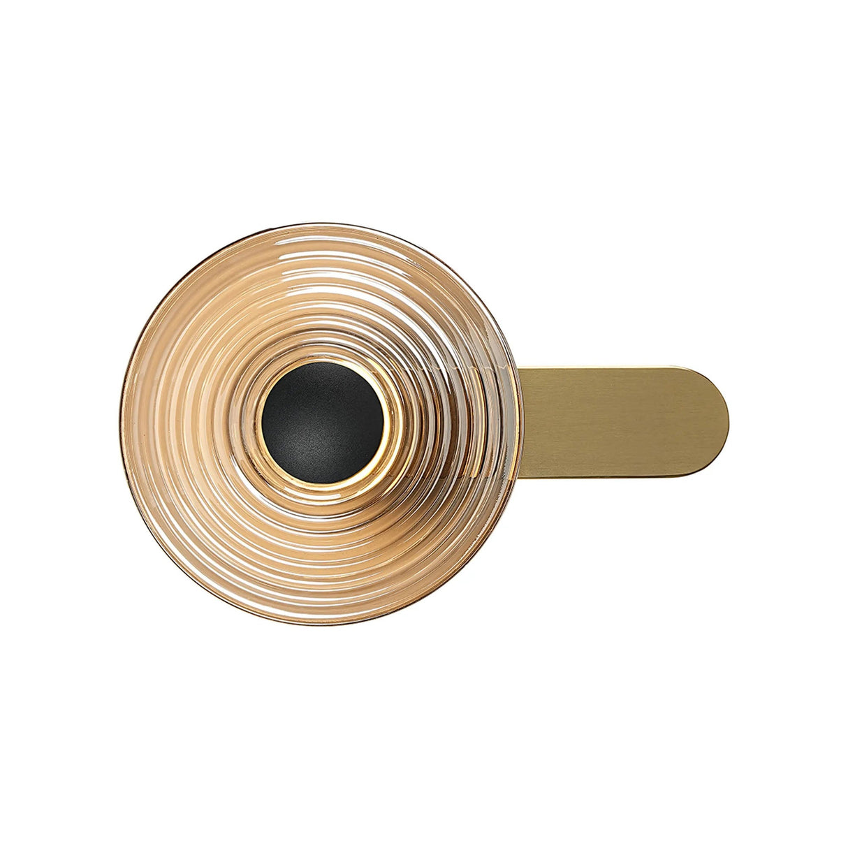 Douglas Wall Lamp, 1 x 7W LED, 3000K, 426lm, Brass/Smoke/Satin Black, 3yrs Warranty