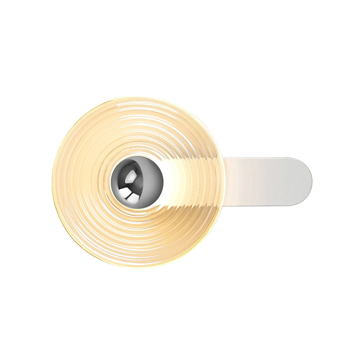 Douglas Wall Lamp,1 x 7W LED, 3000K, 426lm, Satin White/Amber/Chrome, 3yrs Warranty