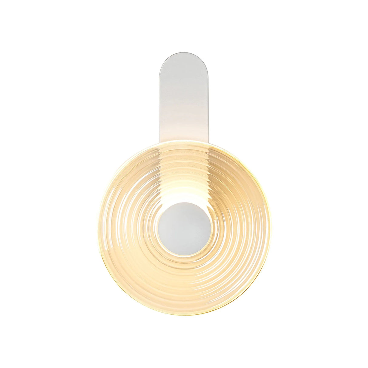 Douglas Wall Lamp,1 x 7W LED, 3000K, 426lm, Satin White/Amber, 3yrs Warranty