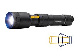 Nightsearcher Zoom 2000 | 2000 Lumens | Rechargeable Mixed beam zoom Torch - NSZOOM2000R