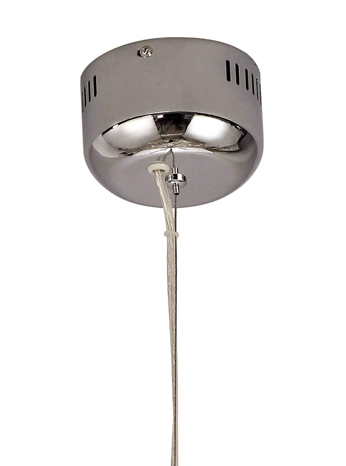 Dyce Medium Pendant, 12 x 2.5W LED, 3000K, 1243lm, Polished Chrome, 3yrs Warranty