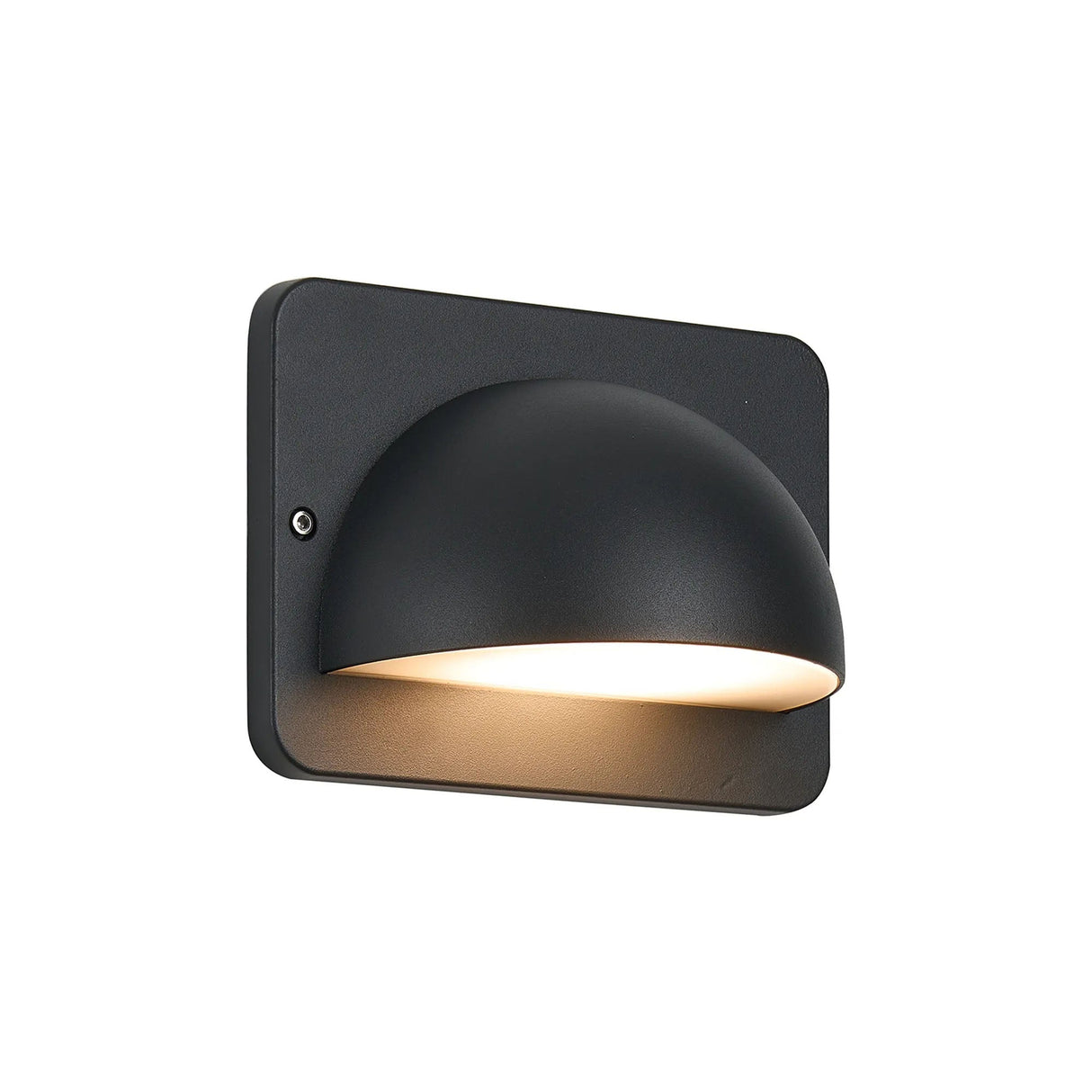 Eastham Rectangular 24V DC Wall Light, 6W LED, 3000K, c/w 1m 2 x 0.75mm² PVC Cable, Male Connection, IP44, Anthracite, 3yrs Warranty