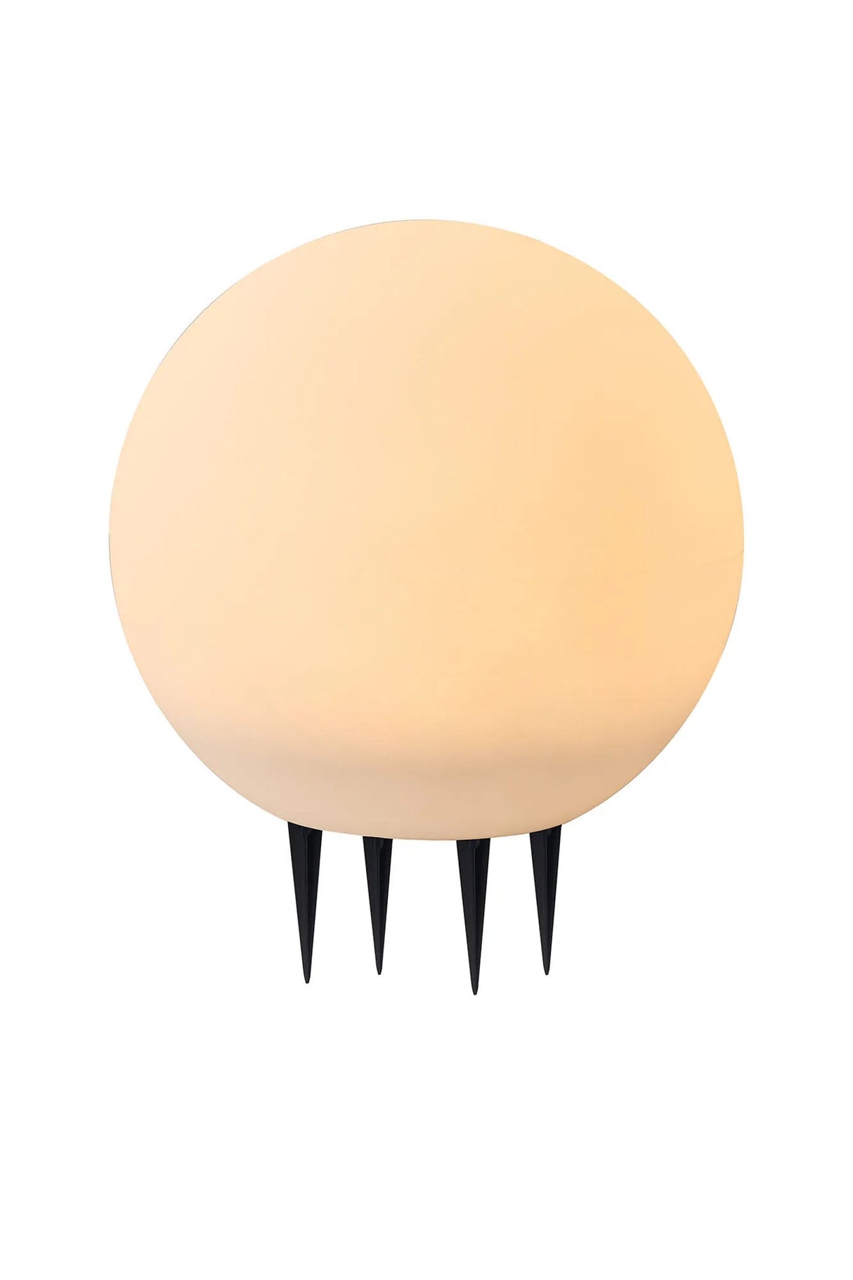 Eastham 30cm Ball Light With Ground Spike, 24V DC, 5W LED, 3000K, 520lm, c/w 1m Cable, Male Connection, IP44, White, 3yrs Warranty