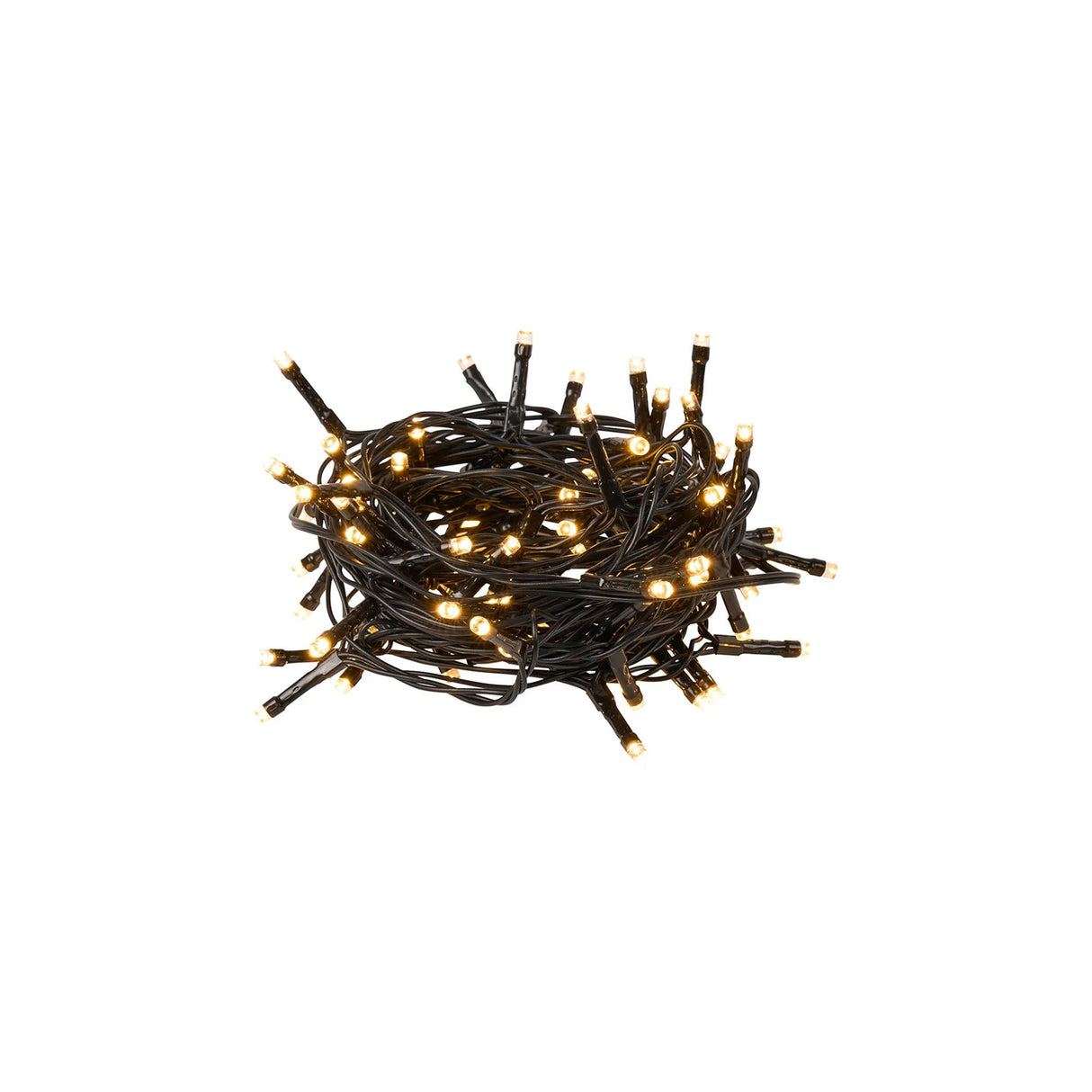 Eastham 8m With 3m Lead Wire, 80 Light String Light, 24V DC, Total 1.2W LED 2700K, Male Connection, IP44, Black, 3yrs Warranty