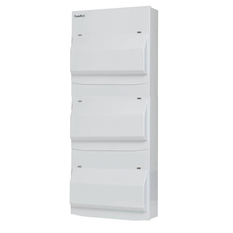 FuseBox F2045M 45 Way Triple Bank Consumer Unit - 100A Main Switch