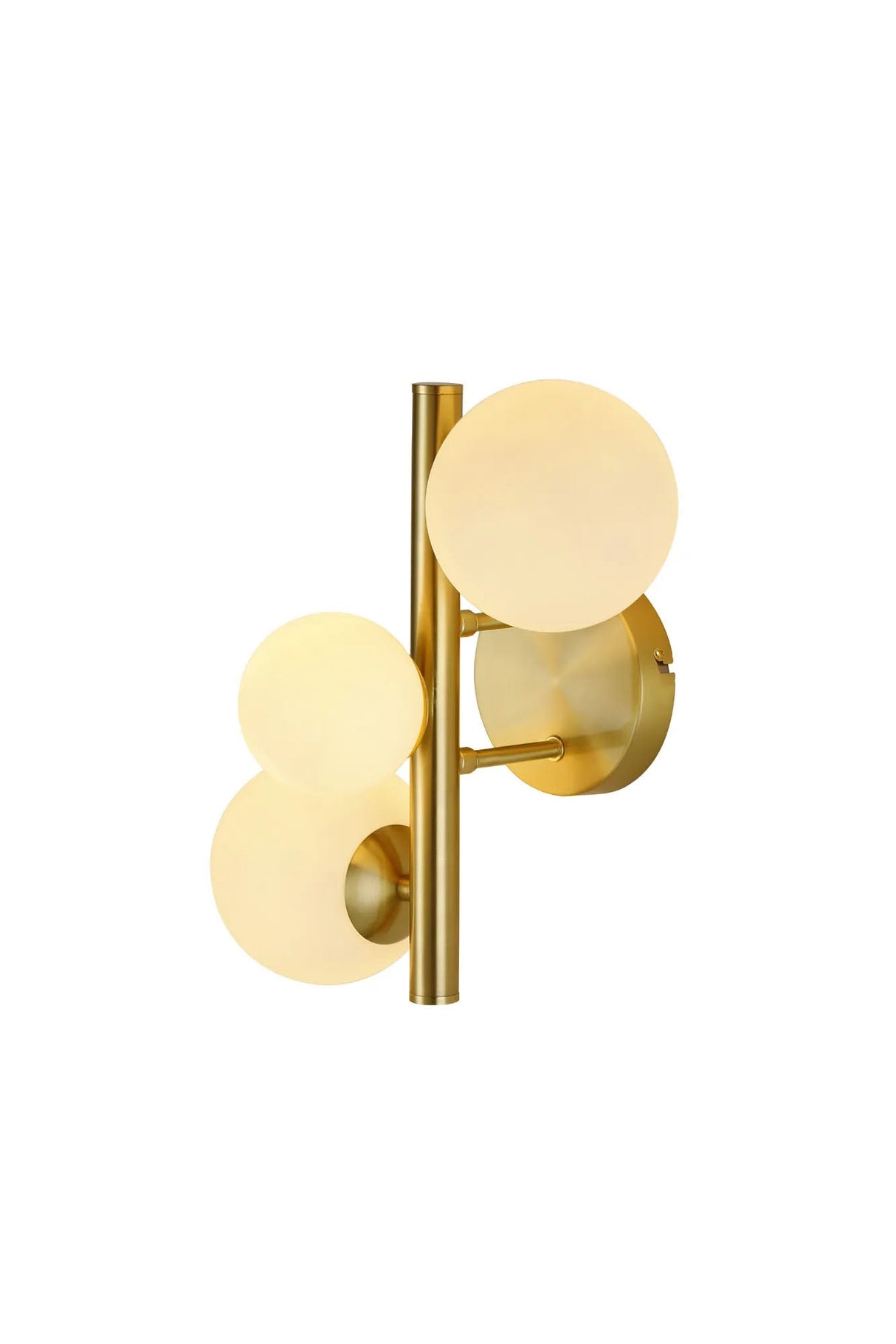 Ferguson Wall Lamp, 3 x G9, Satin Gold, Opal Glass