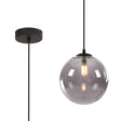 Ferguson Single Pendant, 1 x G9, Satin Black/Smoke