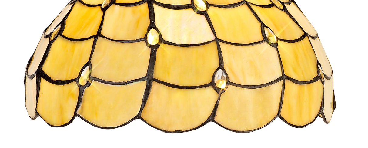 Park Semi Ceiling Kit, 3 x E27, Aged Antique Brass