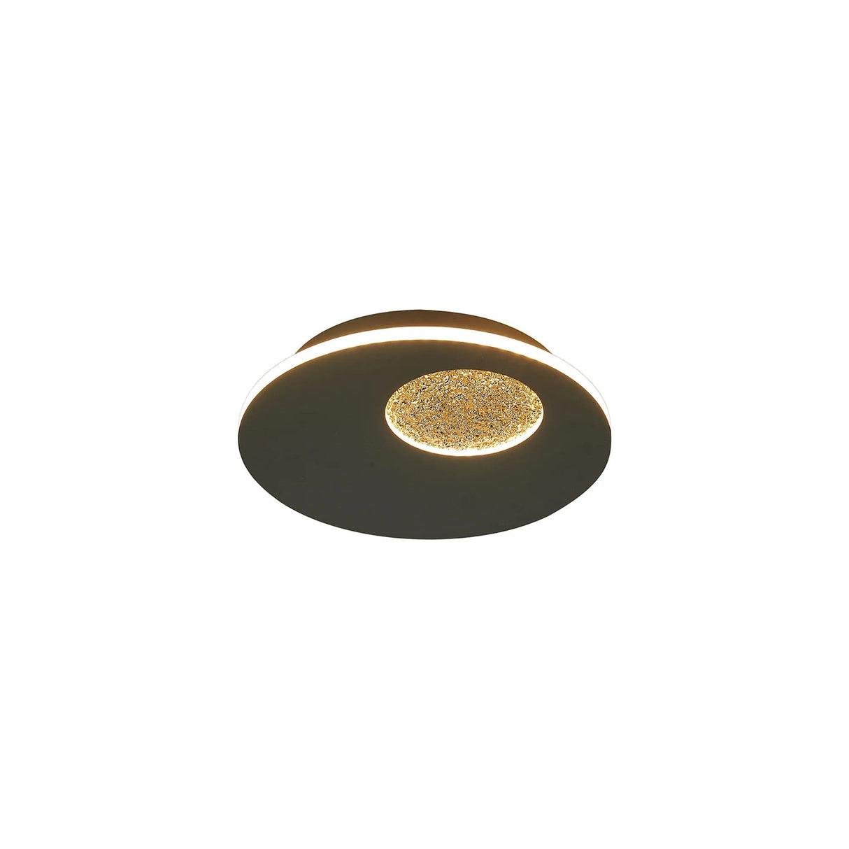 Foster 23cm Ceiling/Wall Light 18W LED 3000K Black/Gold