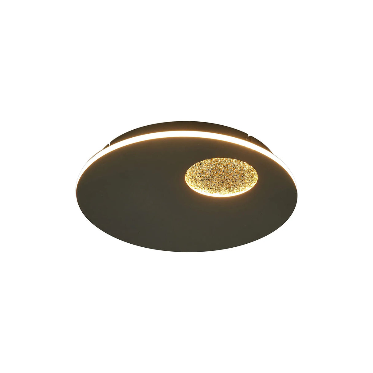 Foster 35cm Ceiling/Wall Light 24W LED 3000K Black/Gold