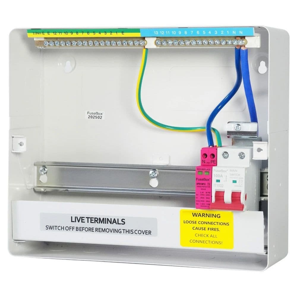 F3011MZ 11 WAY (100A Main Switch) SPD T2