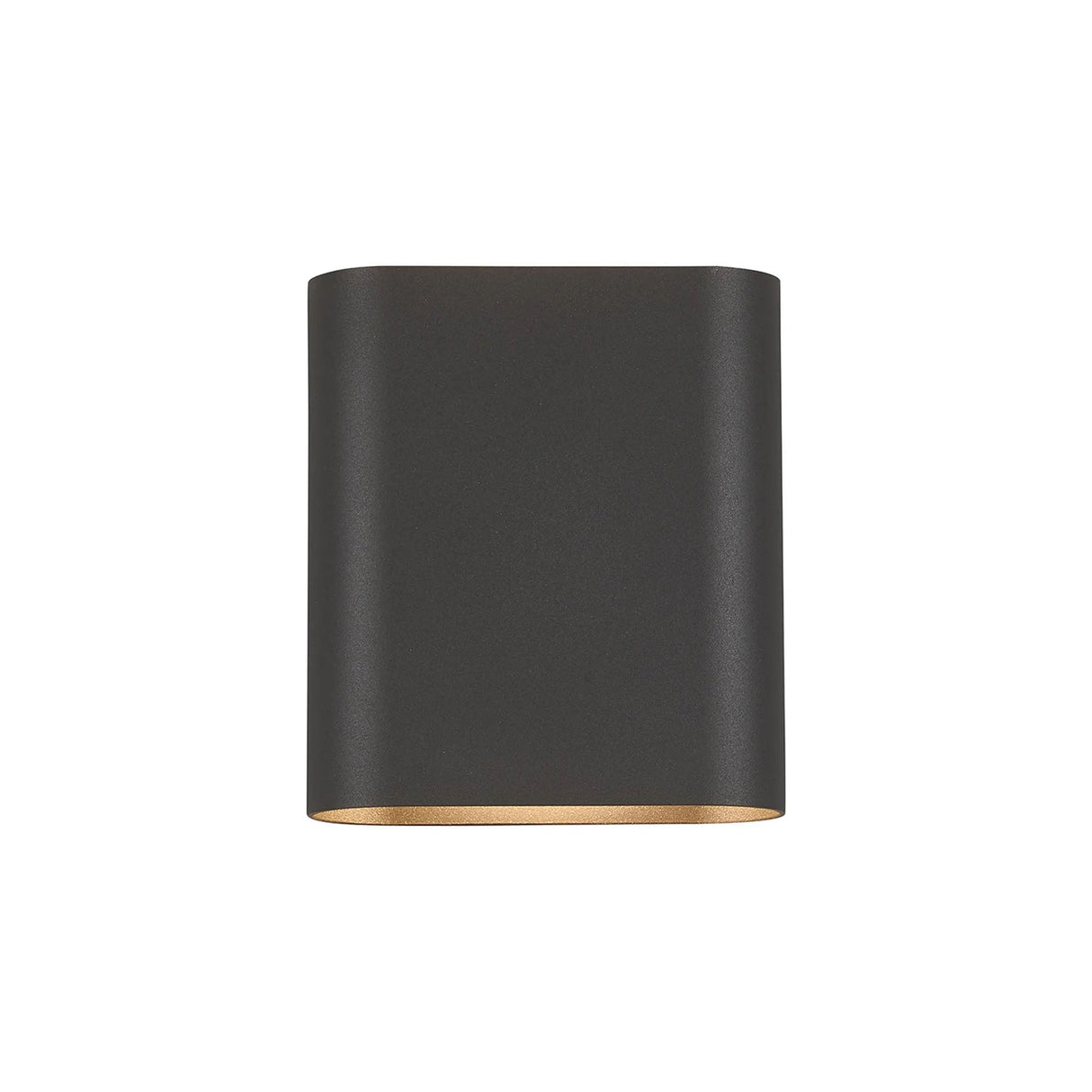 Galloway Wall Lamp With 160 x 180mm Flat Shade, 2 x 6.5W LED, IP65, Anthracite