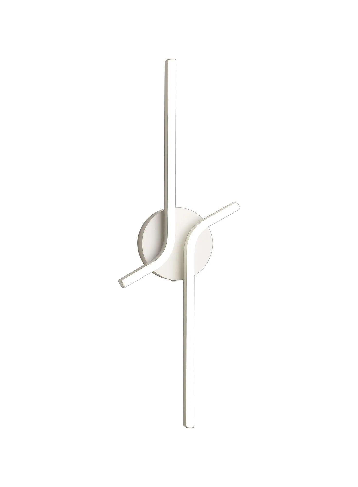 Haper 2 Arm Wall Light, 16W LED, 4000K, Sand White
