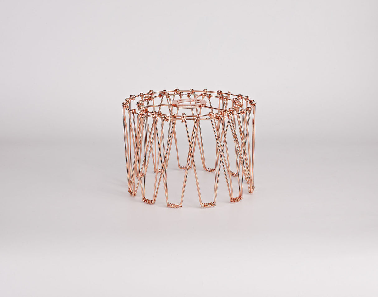 Harris, 30cm Non-Electric Rose Gold Adjustable & Flexible Shade