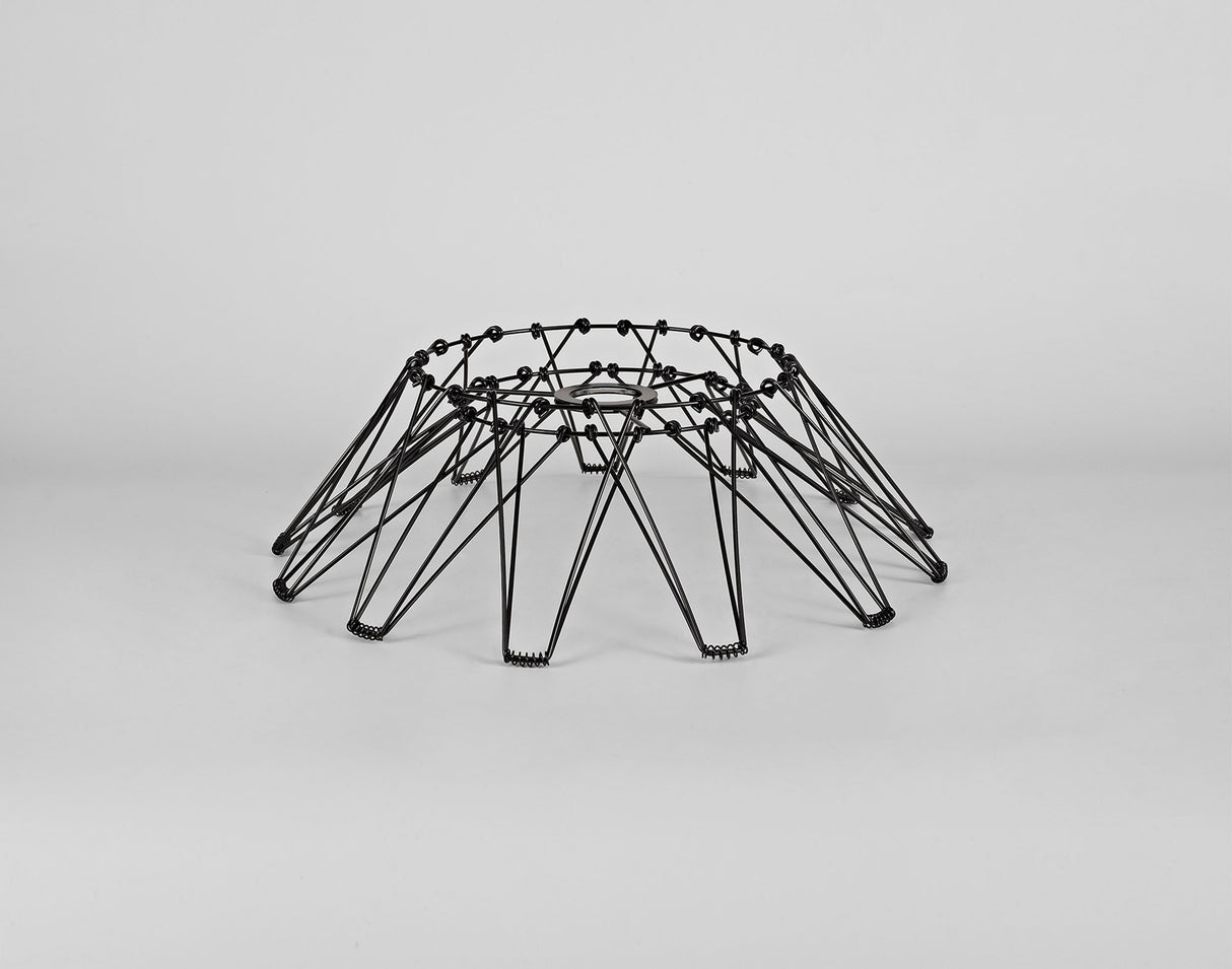 Harris, 30cm Non-Electric Matt Black Adjustable & Flexible Shade