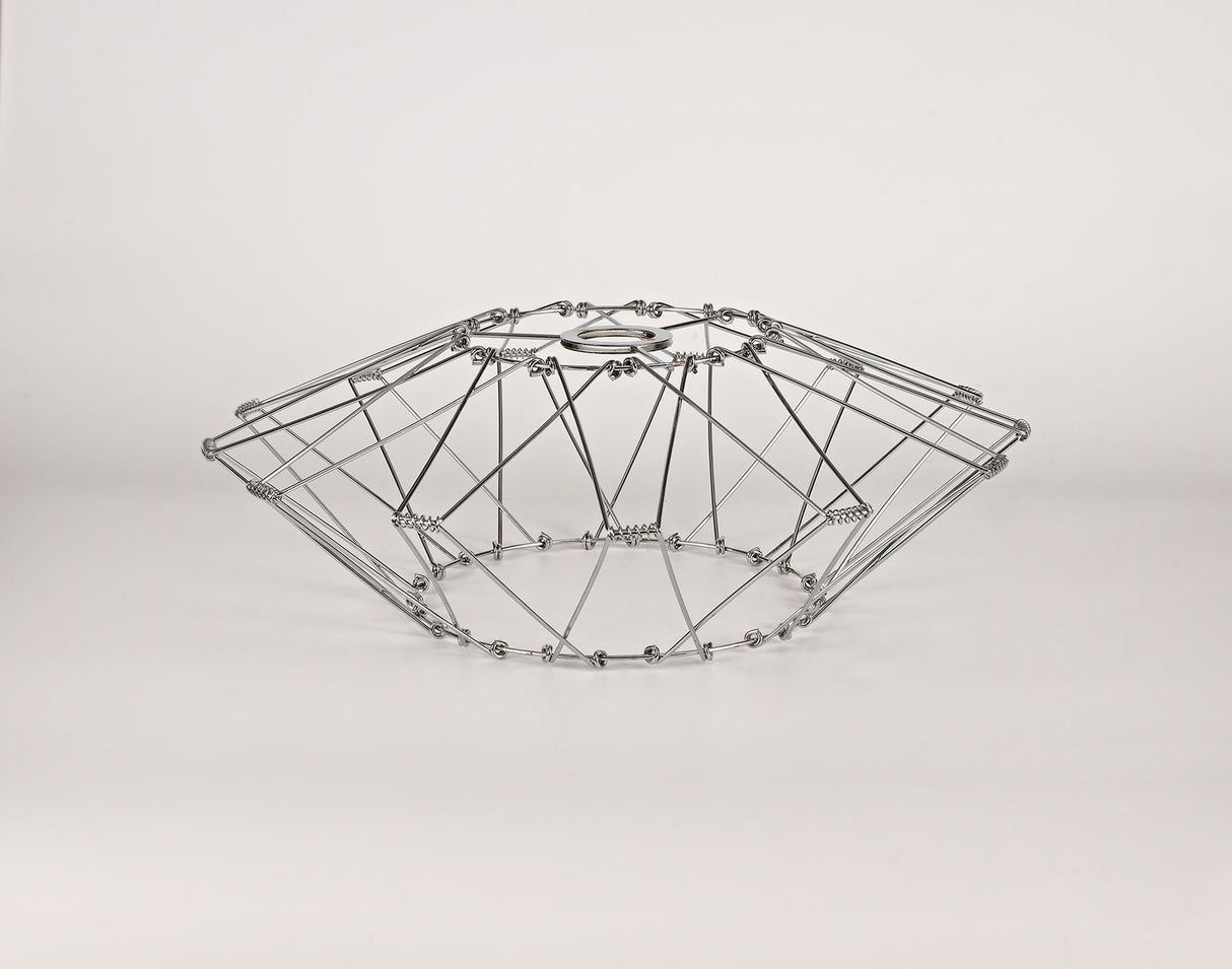 Harris, 30cm Non-Electric Polished Chrome Adjustable & Flexible Shade