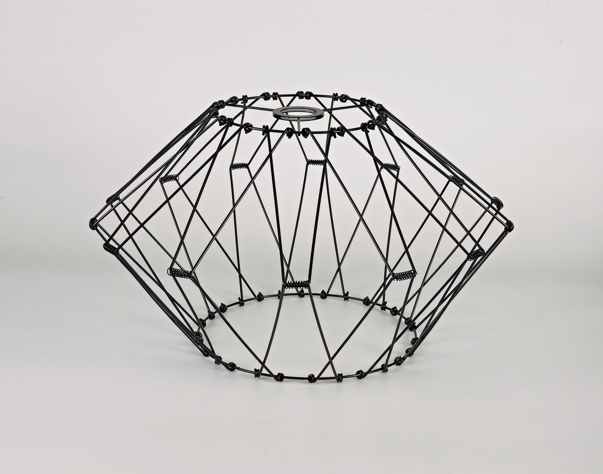 Harris, 40cm Non-Electric Matt Black Adjustable & Flexible Shade