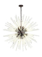 Harris 32 x E27, Round Pendant Brown Oxide/Clear Glass