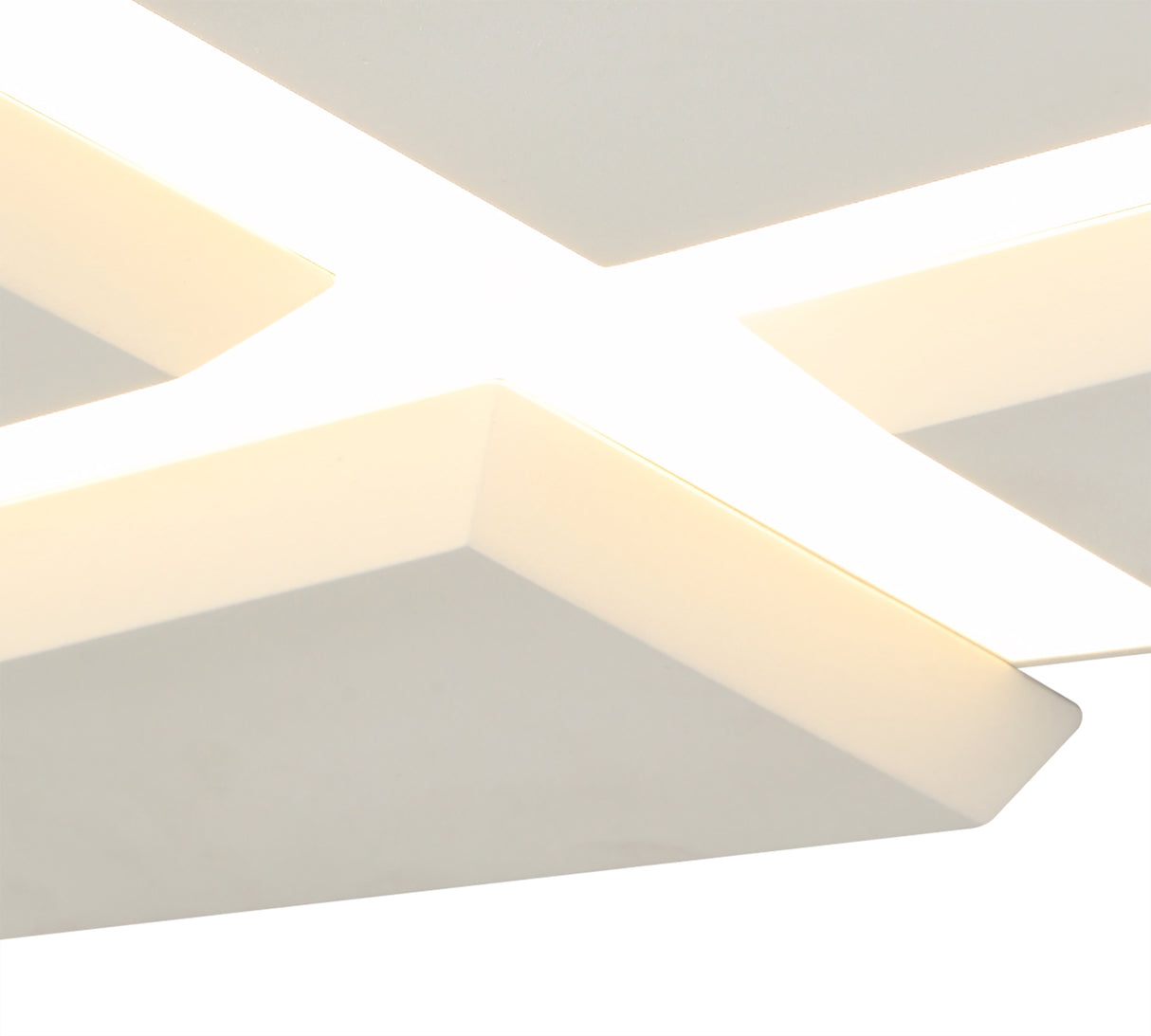 Holden Flush Square Square Ceiling, 1 x 50W LED, 3000K, 3500lm, Sand White, 3yrs Warranty