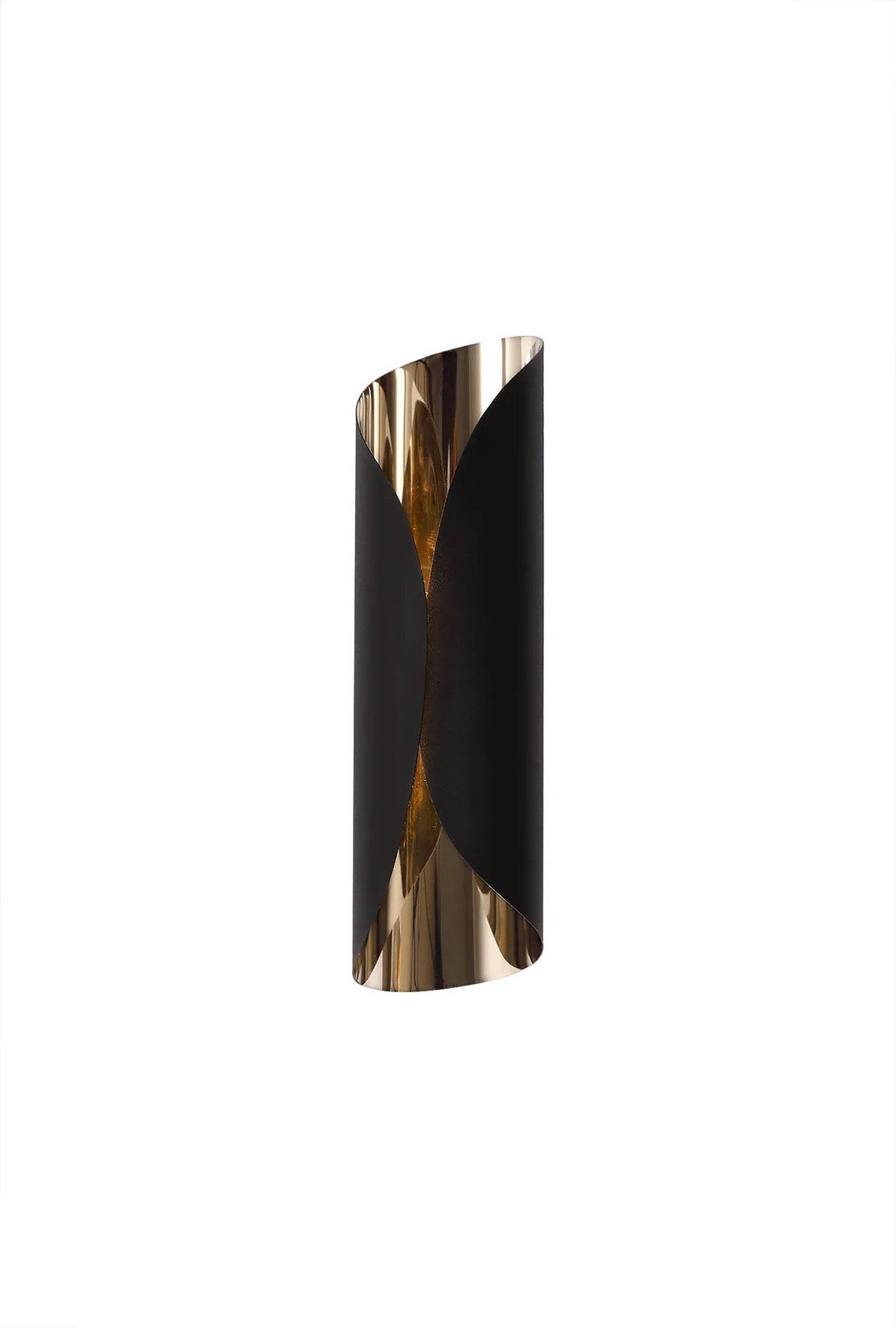 Holton Wall Lamp, 7W LED, 3000K, Sand Black/Polished Chrome