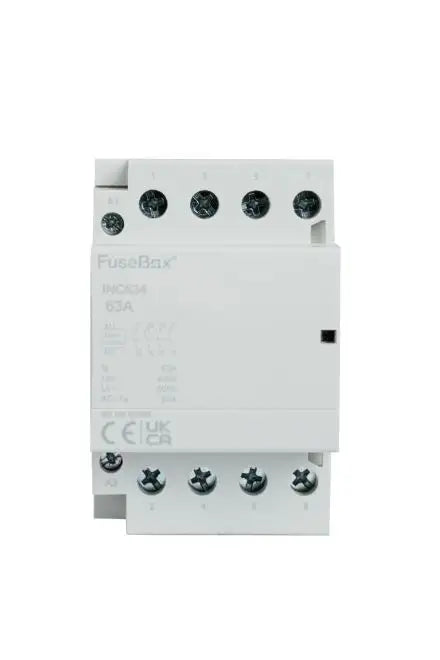 FuseBox INC634 63A 4 Pole N/O Installation Contactor 230V
