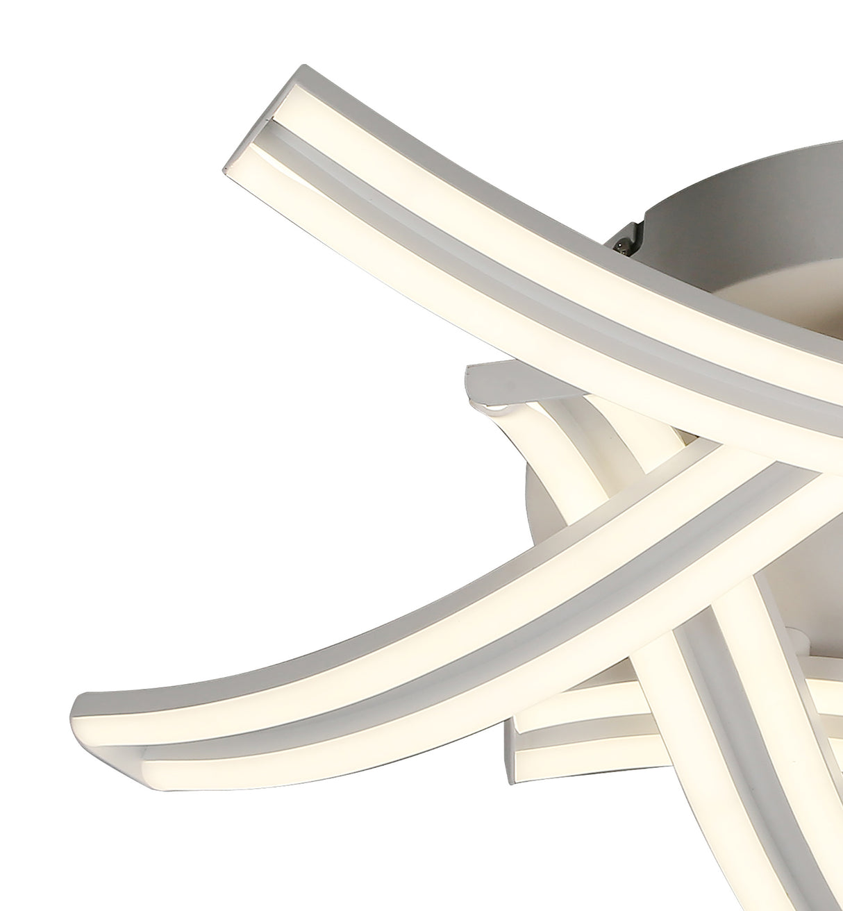 Johnston 5 Light Ceiling, 5 x 12W LED, 4000K, 3792lm, White, 3yrs Warranty