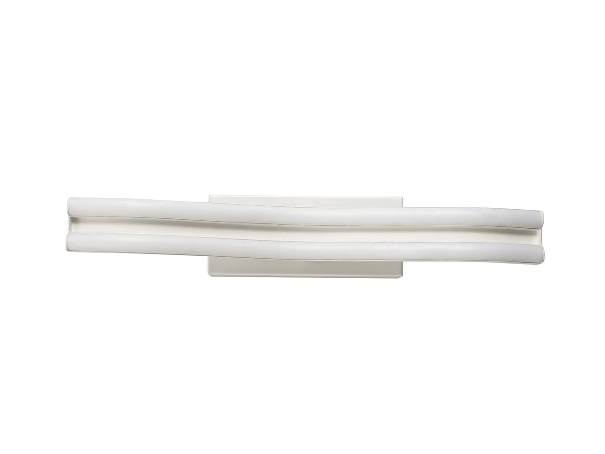 Johnston 40cm Linear Wall Lamp, 1 x 16W LED, 4000K, 1041lm, White