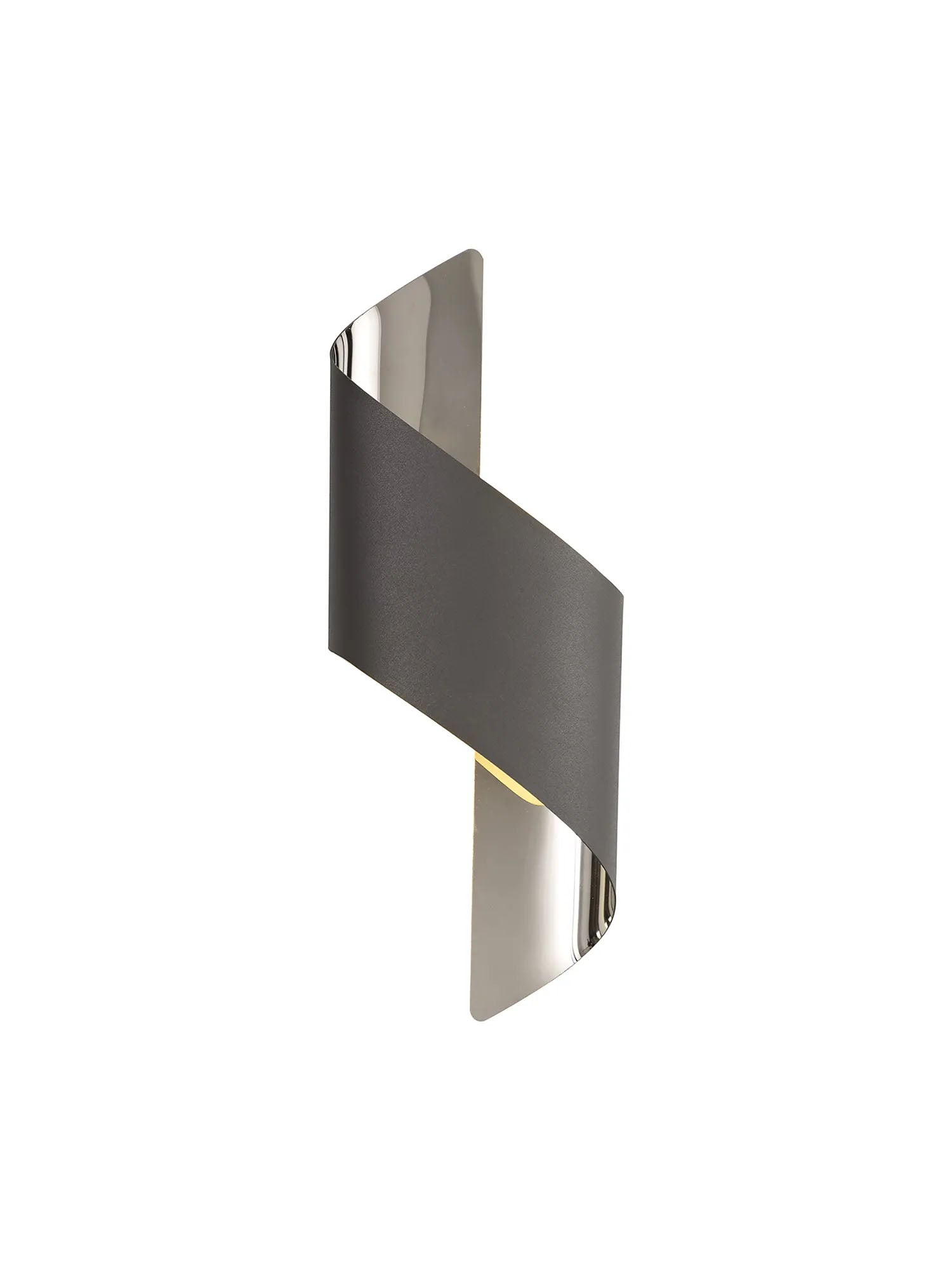 Kachosa Wall Lamp Small, 8W LED, 3000K, Anthracite/Polished Chrome