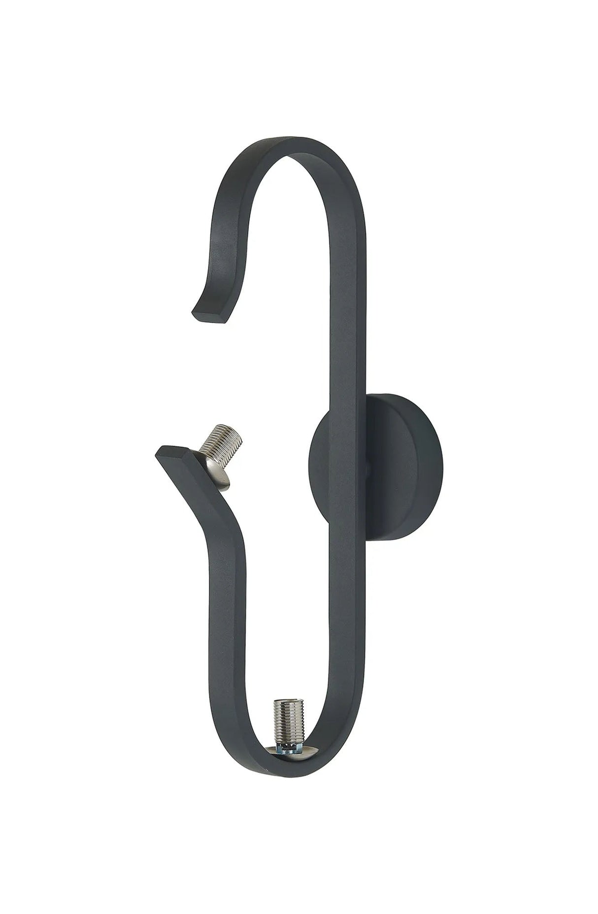 Kelly Wall Lamp, 2 Light G9, Graphite/Satin Nickel