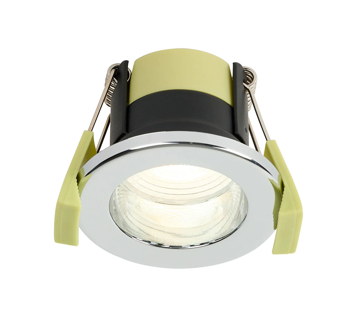 Lavery 4W, Triac Dimmable 4CCT LED Fire Rated Downlight, Cut Out: 42mm, 360lm, 60° Deg, IP65 DRIVER INC., Chrome