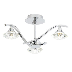 Langella Semi Flush with 3 lights or 5 lights