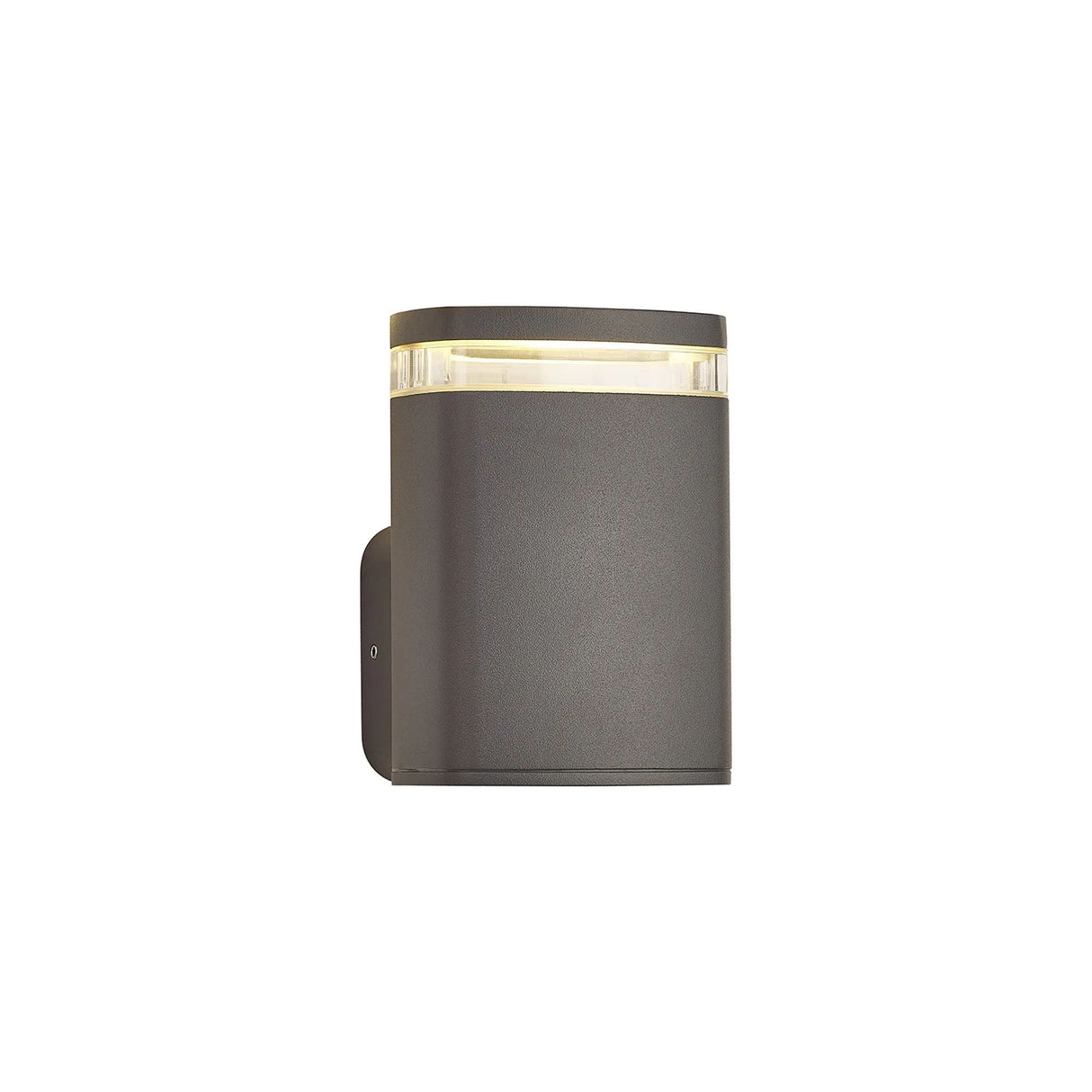 Latchford Wall Lamp 1 x GU10, IP54, Grey/Clear